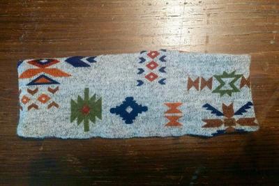 Reversible Geometric/Grey Headband
