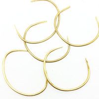 Simple Brass Cuff Bracelet - Thumbnail 4