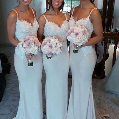 Mermaid bridesmaid dress, sweet heart bridesmaid dress, spaghetti strap bridesmaid dress, sexy bridesmaid dress, popular bridesmaid dress, pd15385 - Thumbnail 4