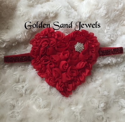 My love headband Red