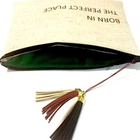 Perfect Place zip top clutch - Thumbnail 2