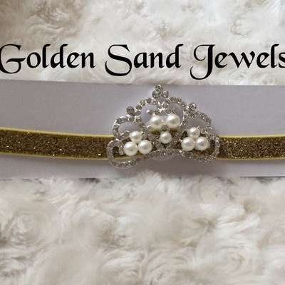 Tiara glitter headband