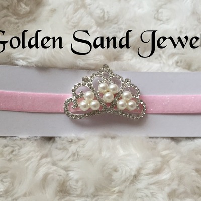 Tiara glitter headband