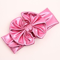 Metallic big bow headband - Thumbnail 1
