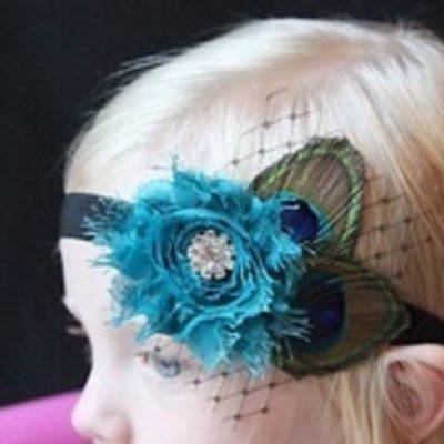 Peacock headband - Thumbnail 3