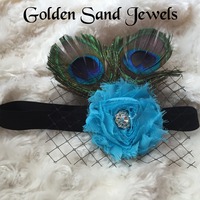 Peacock headband - Thumbnail 1