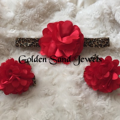 Red leopard set - Thumbnail 1