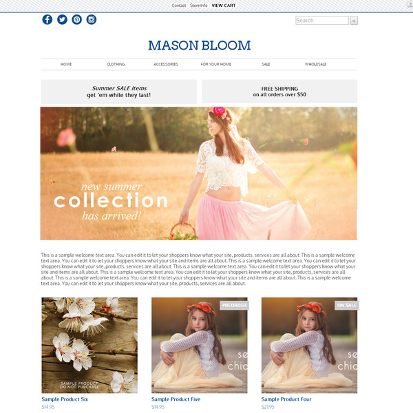 Storenvy Premium Theme | Mason Bloom