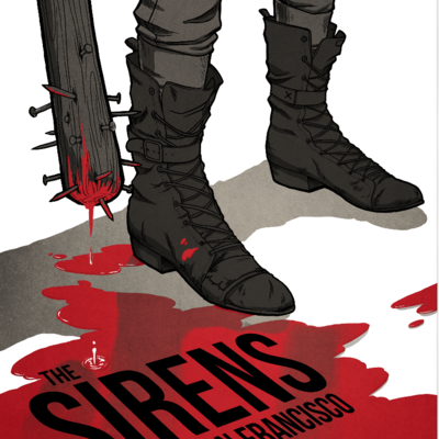 Bloody bat 11x17 print