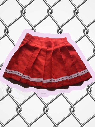 Red Tennis Skirt 