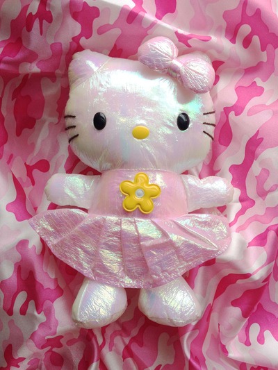 Iridescent Hello Kitty Plush 