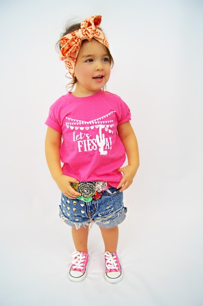 Let's Fiesta Toddler and Kid Shirt, Graphic Shirt