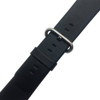 Apple Watch Band, Genuine Leather Strap Wrist Band Replacement with Adapter Metal Clasp for Apple Watch 38mm 42mm All models  - Thumbnail 1