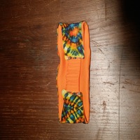Reversible Tie-Dye/Orange Headband - Thumbnail 1