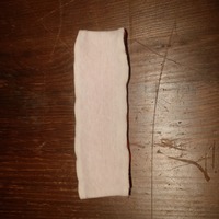 Reversible Red/Natural Headband - Thumbnail 2