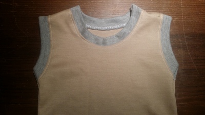 Teeny Tunic Tank Camel/Grey