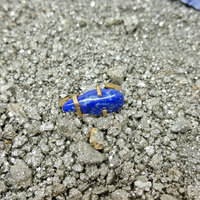 Lapis Lazuli Brass Ring Size 6.5 - Thumbnail 3