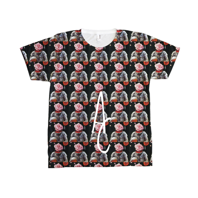 Rose peddled astronaut t-shirt 