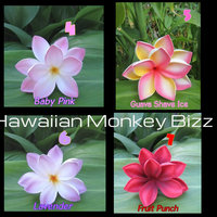 "TROPICAL PLUMERIA ROSETTE Hair Pick - Your Choice of 1 . . . - Thumbnail 2