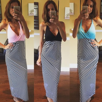Striped Maxi Dress
