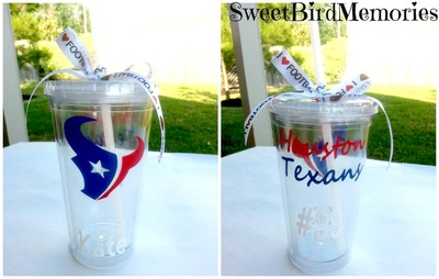 Houston texans tumbler 