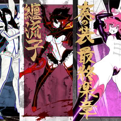 Kill la kill poster set