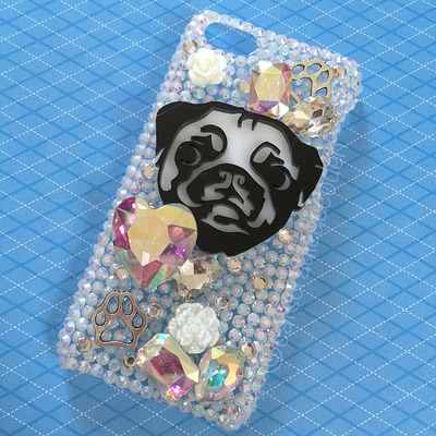 Premade rhinestone iphone 5c phone case