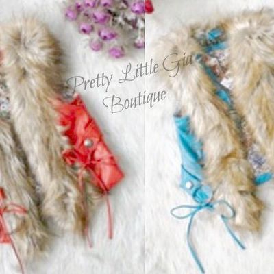 Faux fur leather vest