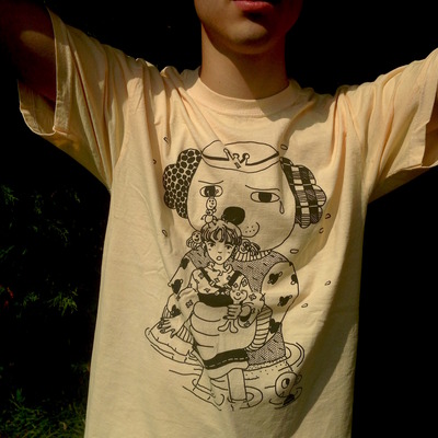 T-shirt: turtle tear peach