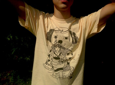 T-Shirt: Turtle Tear Peach