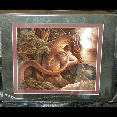 Wyrm 8 x 10 matted print - Thumbnail 4
