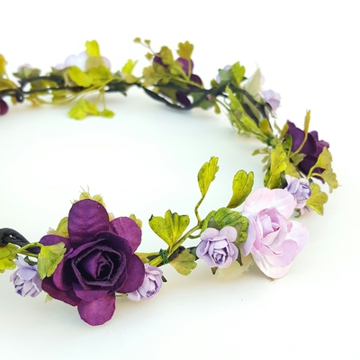 Orchid floral crown ♥