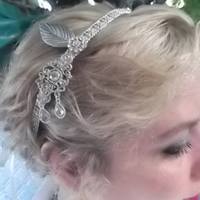 Daisy's Headband, The Great Gatsby,  vintage 1920's style, Custom - Thumbnail 3