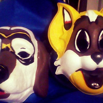 Breakfast at tiffanys cat and dog masks--audrey hepburn--holly golightly 