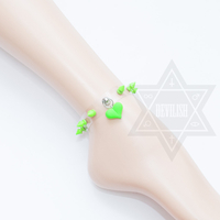 Neon heart ankle cuff - Thumbnail 1