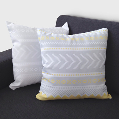 SCANDI pillowcase yellow