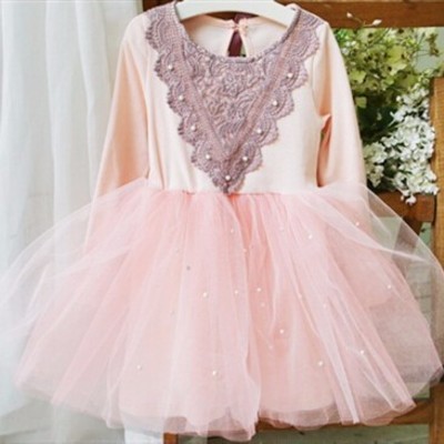 Sophia rose pink pearl dress
