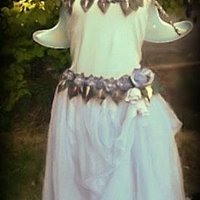 Blue Fairy Costume-Dress, Wings, Headdress and Wand--CustomTo Order - Thumbnail 1