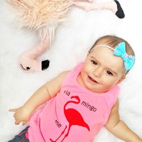 Flamingo Me Happy- Toddler and Kids - Thumbnail 3