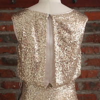 long bridesmaid dresses, sparkle bridesmaid dresses, sequin bridesmaid dresses, gold bridesmaid dresses, glittery bridesmaid dresses, BD591 - Thumbnail 1