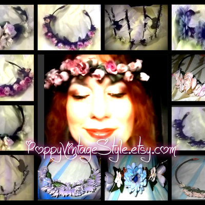 Flower crown headband - Thumbnail 3