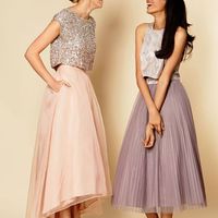 bridesmaid prom dress, tea length prom dress, party prom dress, vintage prom dress, prom dresses for girls, evening dress, BD14590 - Thumbnail 1