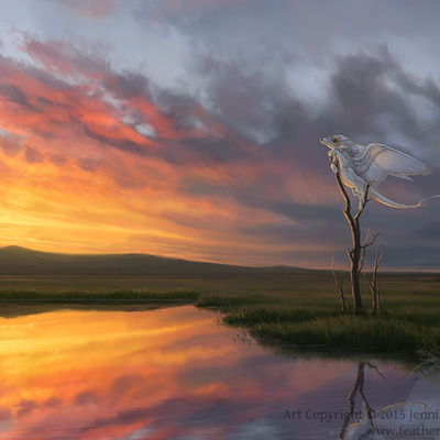 8x10 "crepuscular breeze" -  print