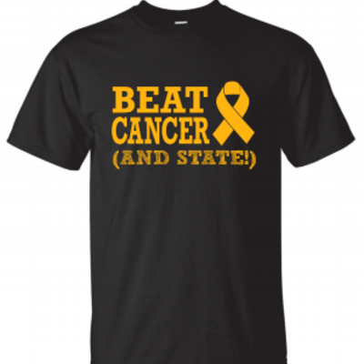 Beat cancer (and state) t-shirt