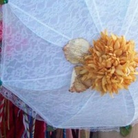 Embellished Parasol-Sun Umbrella--Festival-Wedding-Cosplay-Custom to Order - Thumbnail 3