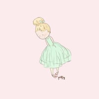 Shy Ballerina 2 Print (Color Options) - Thumbnail 3
