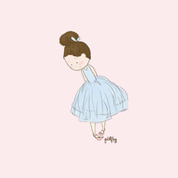 Shy Ballerina 4 Print (Color Options) - Thumbnail 3
