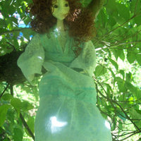 Peter, Tink and Wendy Handcrafted OOAK Fairy Art Dolls-Set of Three Dolls - Thumbnail 3