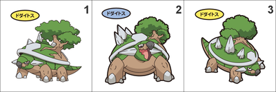 389 Torterra Pan Stickers Pokemon