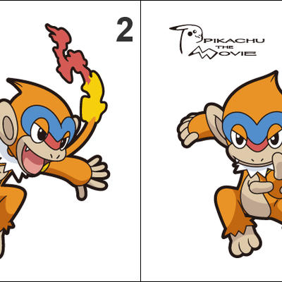 391 monferno pan stickers pokemon - Thumbnail 3